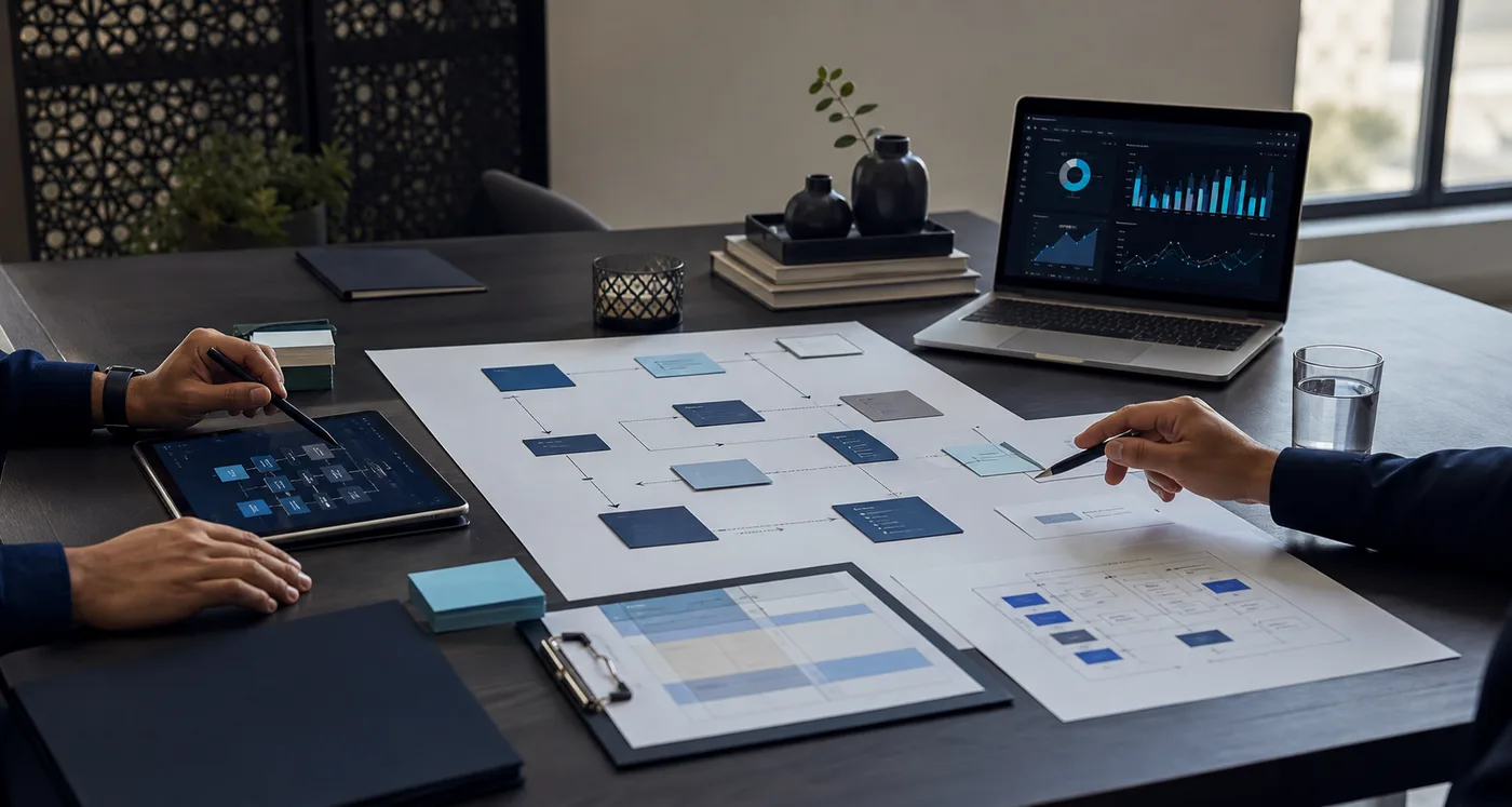Préparation d’un diagnostic IA avec documents, outils et contraintes métier